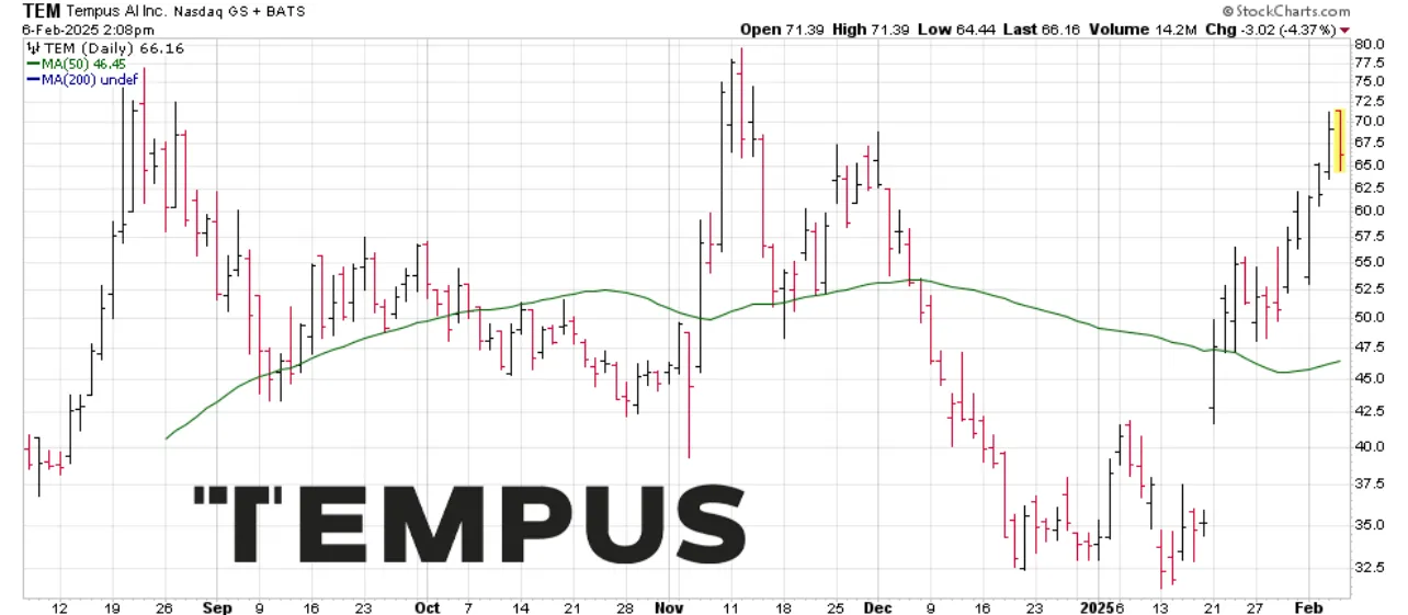 Tempus AI stock