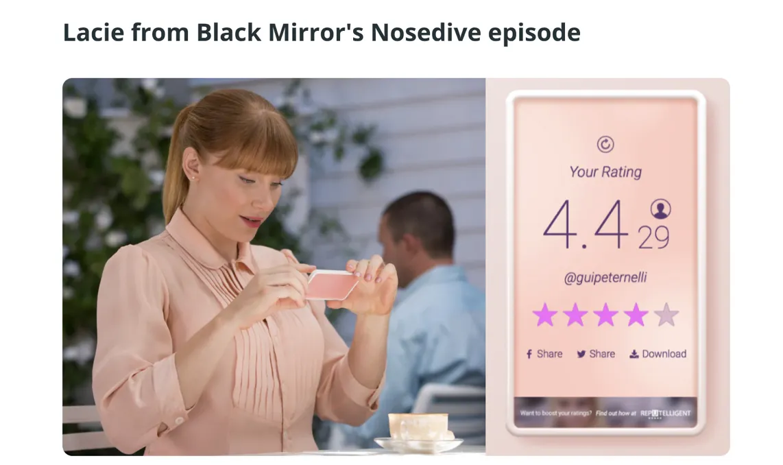 Lacie Black Mirror nosedive ep