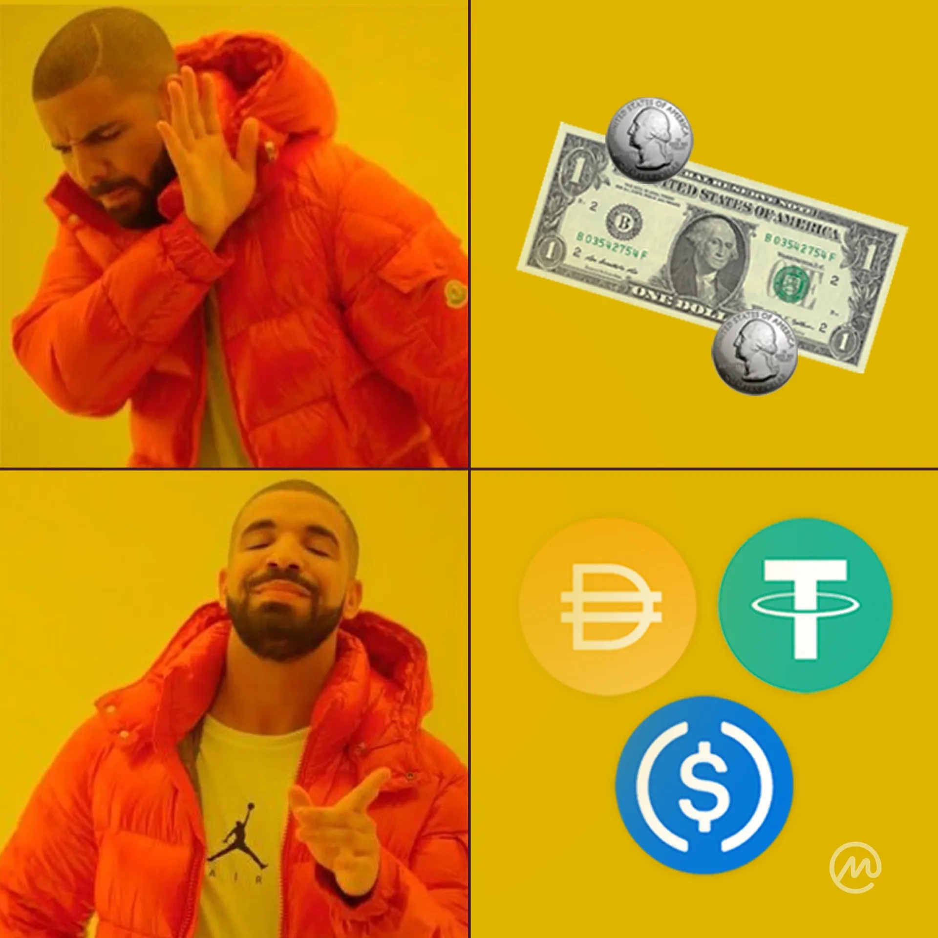 stablecoin meme