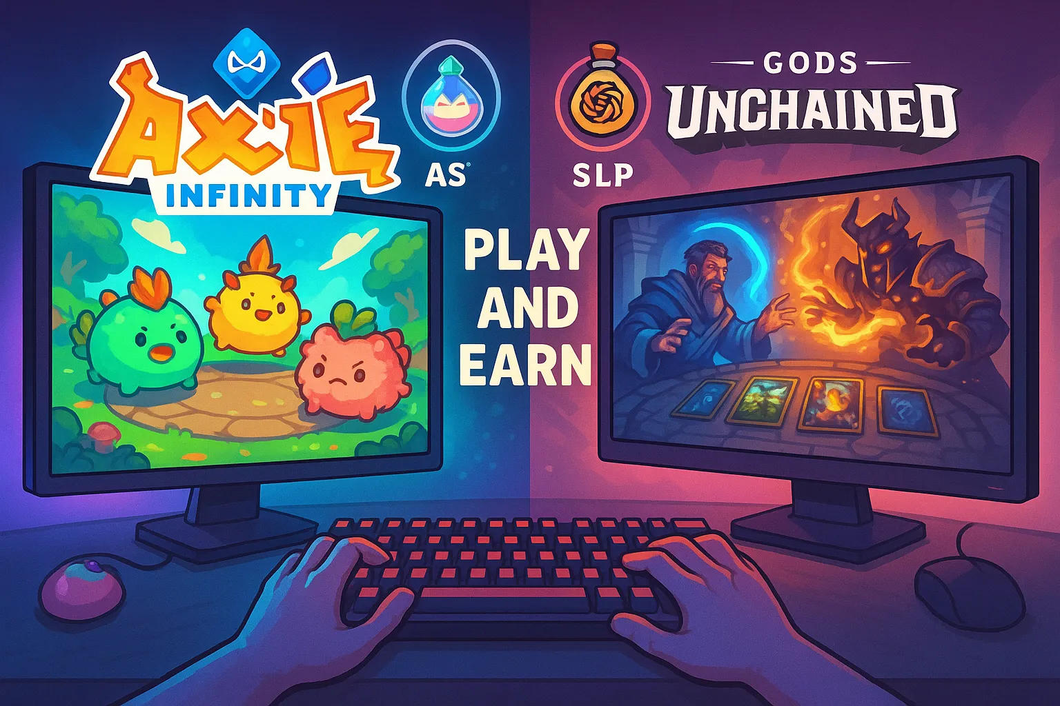 Axie Infinity and Gods Unchained