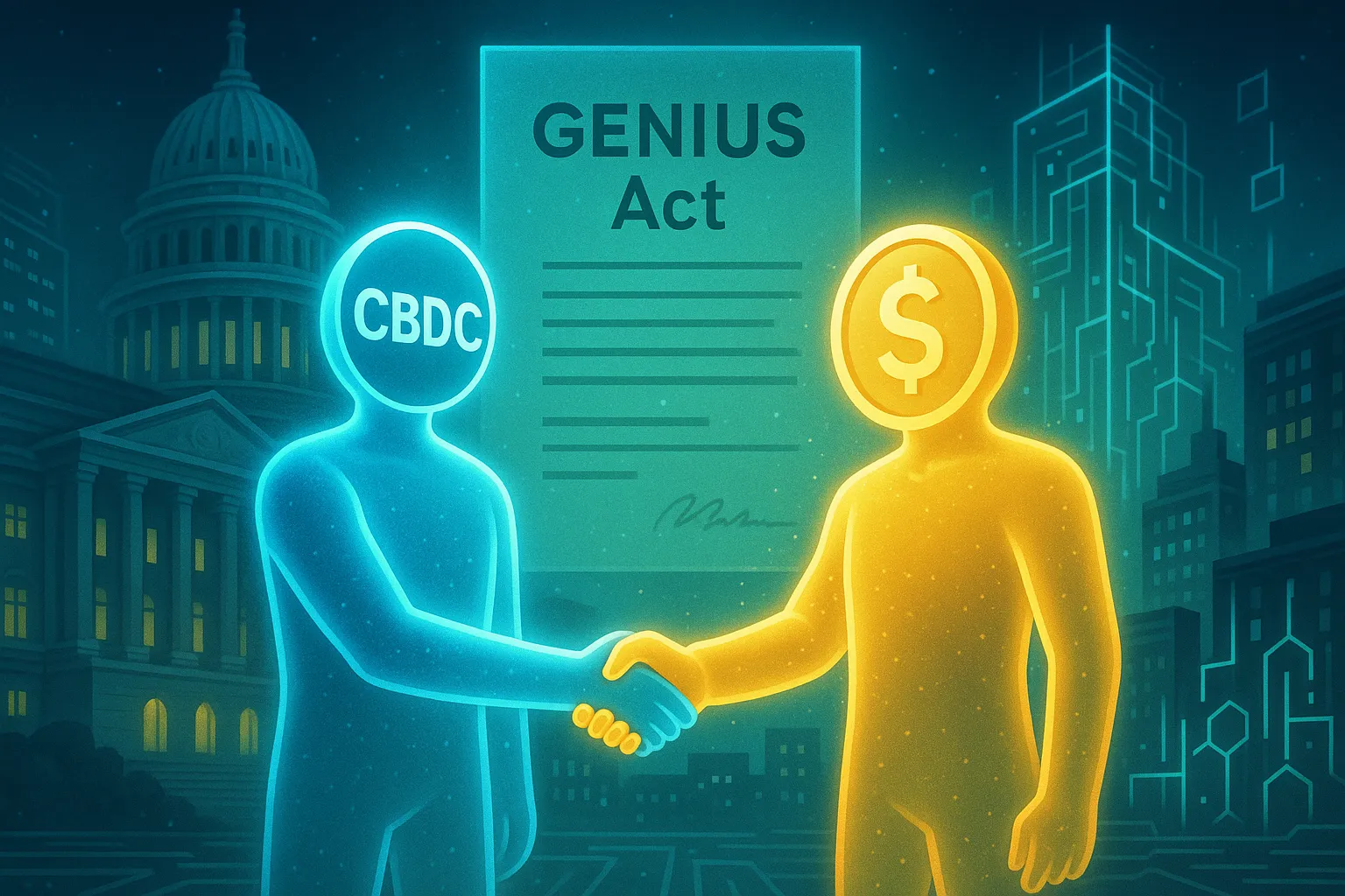 CBDC to co-exist with GENIUS act