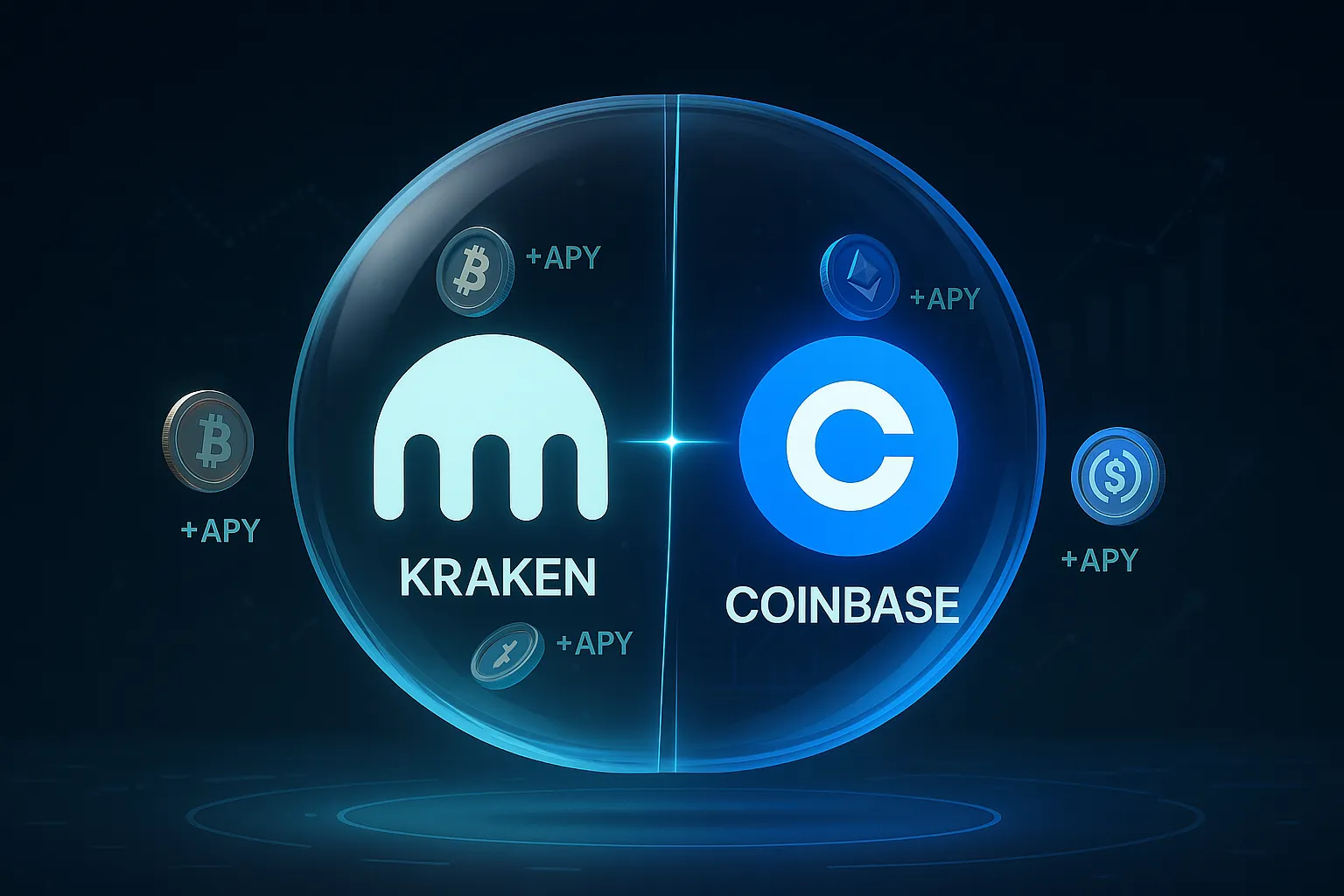 Kraken and Coinbase crypto rewards