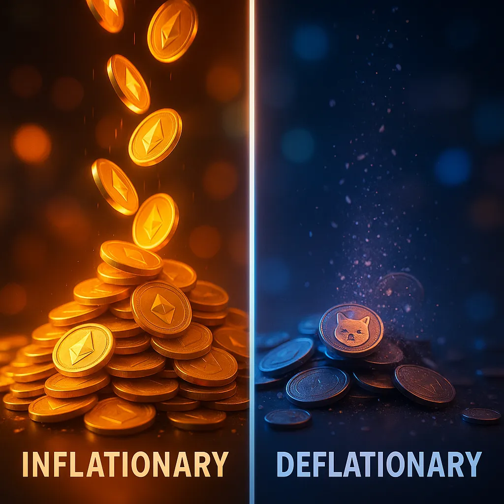Inflationary Vs Deflationary Token Model: the Difference