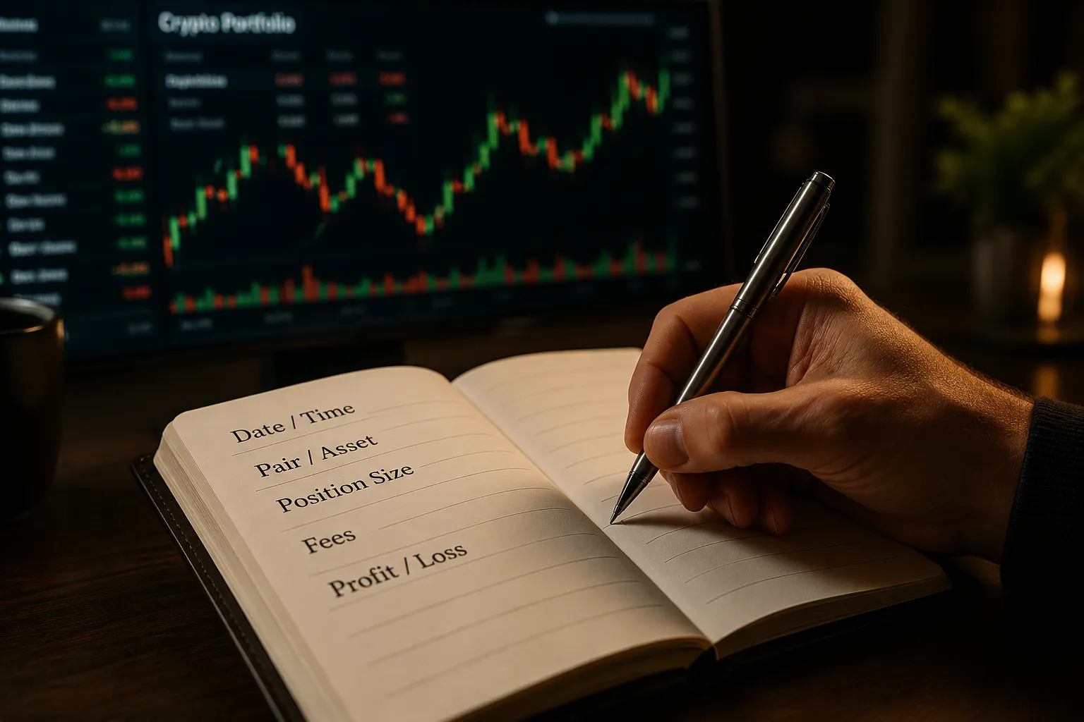 trading tracking journal