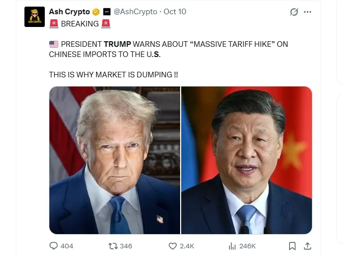 US vs China Tarifff