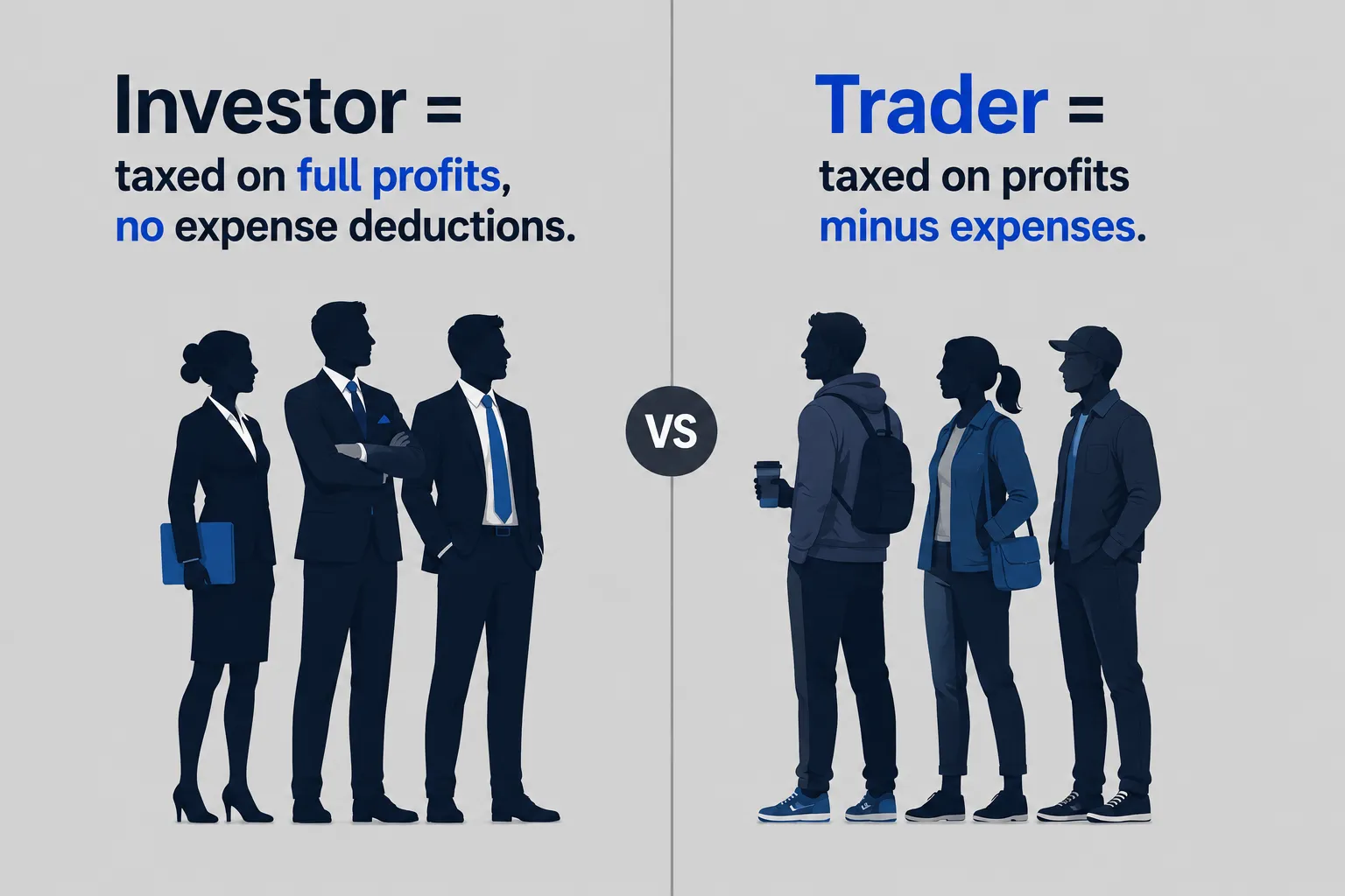 investor vs trader taxable income